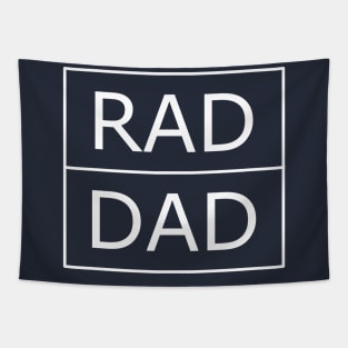 Rad Dad Funny Cool Best Dad Fathers Day Tapestry