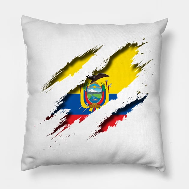 Ecuador Pillow by blackcheetah