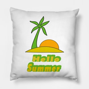 hello Summer 2022 Pillow