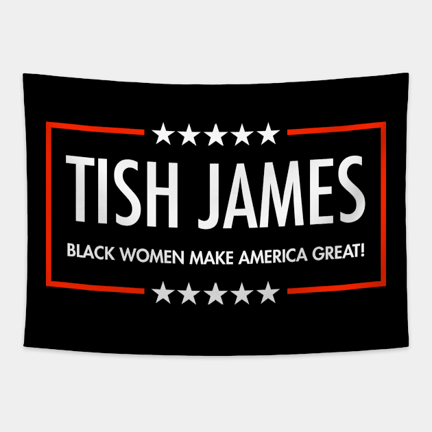 Tish James - Black Women Make America Great Tapestry by Tainted