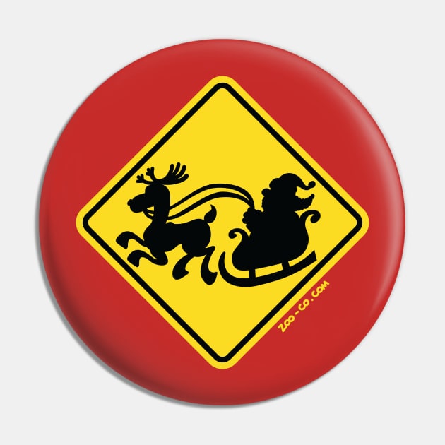 Warning Santa Claus on the road! Christmas is around the corner! Pin by zooco