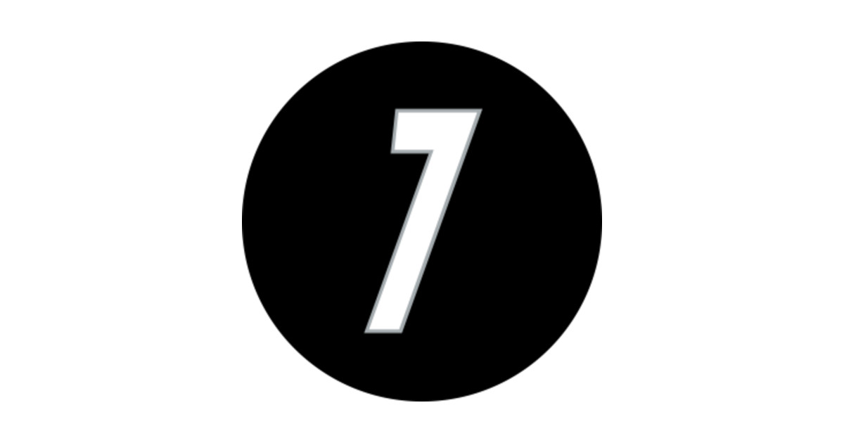 Steelers number 7 jersey clearance