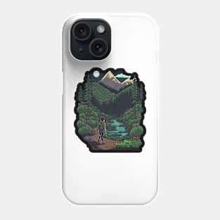 Hiking Cartoon Design - Buy and Plant a Tree Phone Case