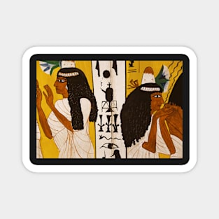 Women and Hieroglyphics Magnet