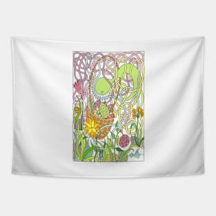 Mr Squiggly Hidden Easter Bunny Tapestry