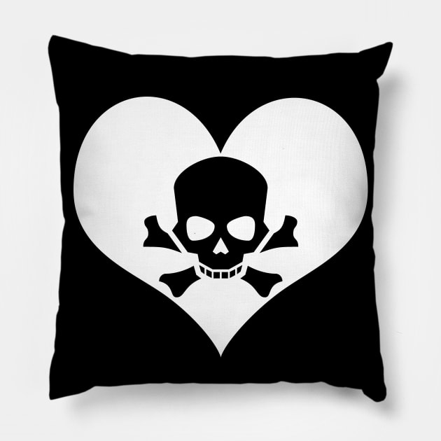 Horror Skull Pillow by LunaMay