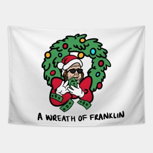 a wreath of franklin Tapestry