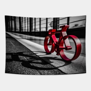 Red Bike Tapestry