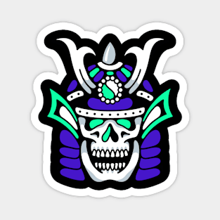 Skull samurai wrrior Magnet