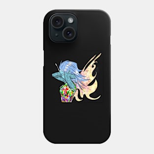 the tattoo revolutionary fairy in fables art ecopop wallpaper in color Phone Case