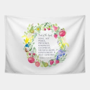 The Fruit of the spirit Watercolor Art |  Christian Art Tapestry