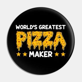 World's Greatest Pizza Maker Pin