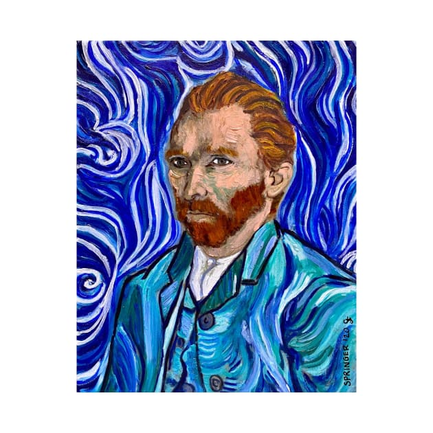 Vincent's self-portrait by gjspring