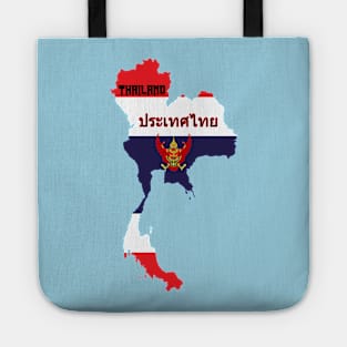 Thailand flag & map Tote