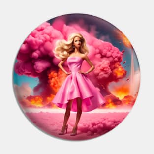 Barbenheimer nuclear barbie Pin