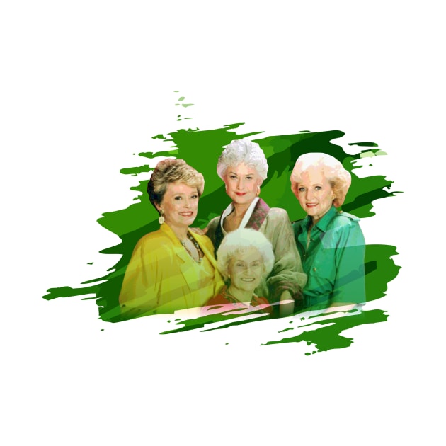 GOLDEN GIRLS - THANK YOU FOR BEING A FRIEND by MufaArtsDesigns