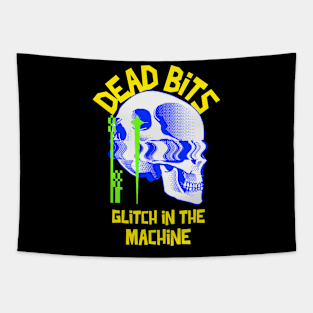 Gamer Skull Glitch Tapestry