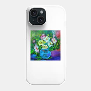 Daisies in a Glass Vase Phone Case