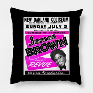 The Godfather of Soul: 1967 Oakland, CA Pillow