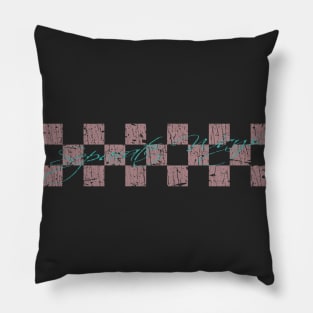 Separate Ways Checkers 1983 Pillow