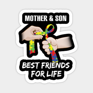 Best Friend Mama Son Autism Magnet