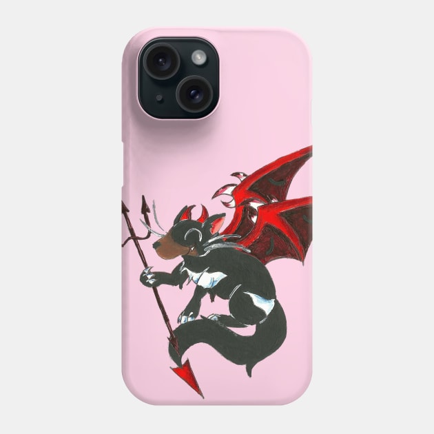 Little Devil Phone Case by KristenOKeefeArt