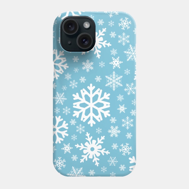 Snowflakes Phone Case by PrinceSnoozy