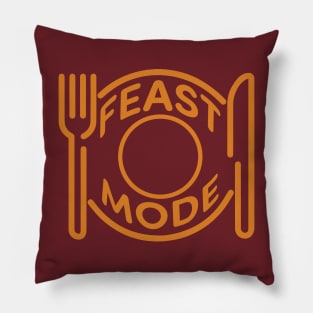 Feast Mode - Orange Pillow