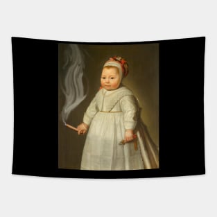 Holy Smoke! Smoking Baby Tapestry