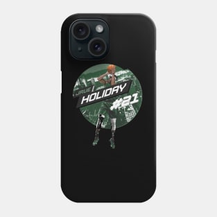 Jrue Holiday Milwaukee City Emblem Phone Case