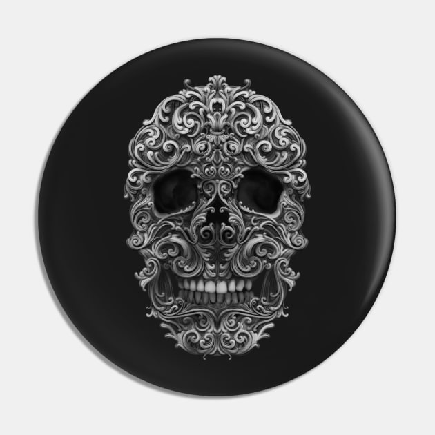 Skull Pin by giuliorossi