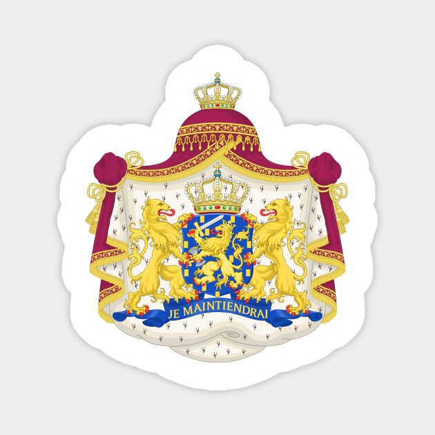 Royal coat of arms of the Netherlands Magnet by Flags of the World