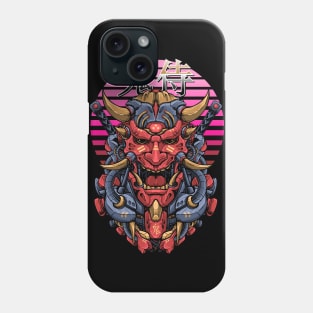 oni mecha samurai Phone Case