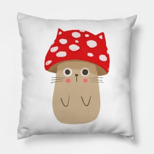 Mushroom Cat Pillow