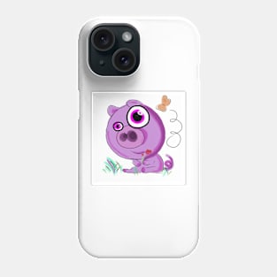 Crazy ugly piggy Phone Case