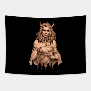 Devil Girl Tapestry