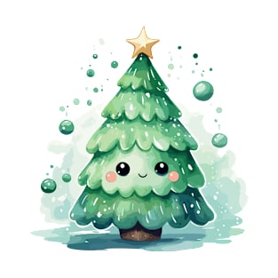 Kawaii Christmas Tree T-Shirt