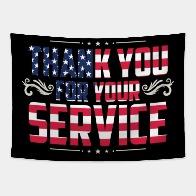 Veteran Army Soldier Navy Memorial Day Thank You For Your Service Gift Memorial Day Tapestry Teepublic
