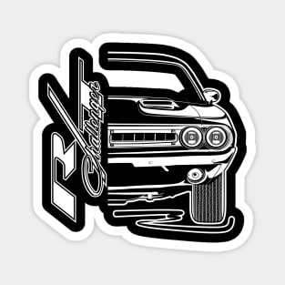 Challenger RT (White Print) Magnet