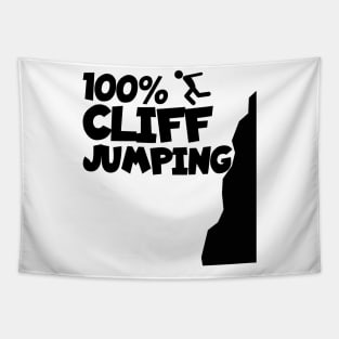 Cliff jumping Tapestry