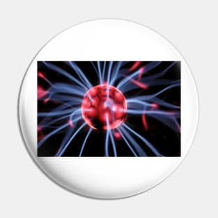 Abstract plasma ball Pin
