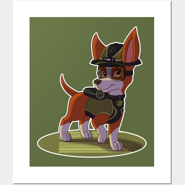 Canvas Print Paw Patrol - Tracker