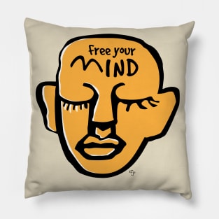 Free your mind - namaste Pillow