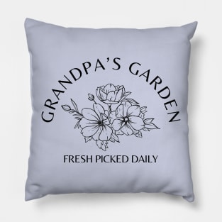 Grandpa’s Flower and Vegetable Garden Pillow