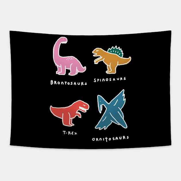 we love dinosaurs Tapestry by kencim