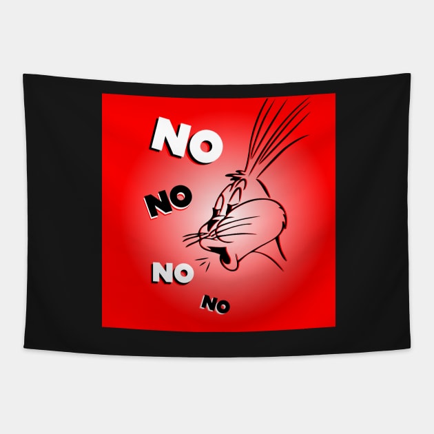 No Meme | Pop Art Tapestry by williamcuccio