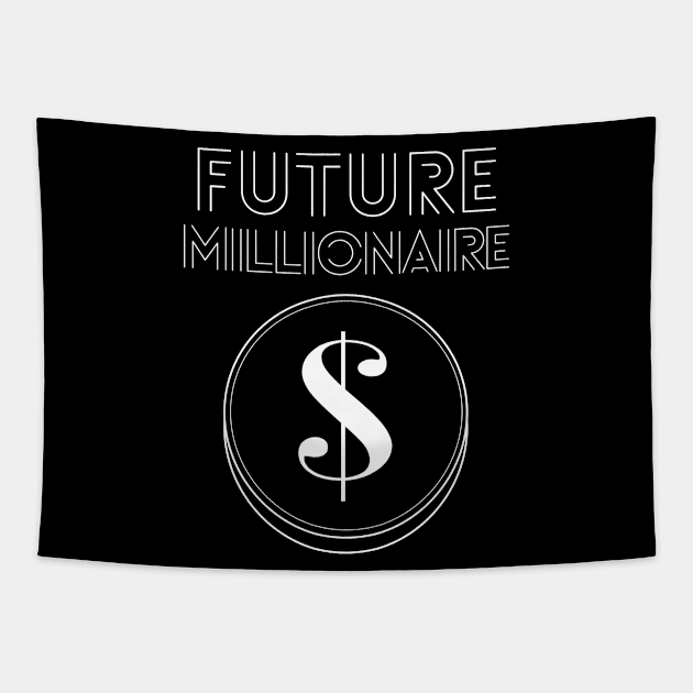 Future Millionaire - coin Tapestry by RIVEofficial