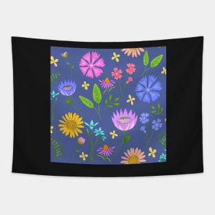 Wild flowers print Tapestry