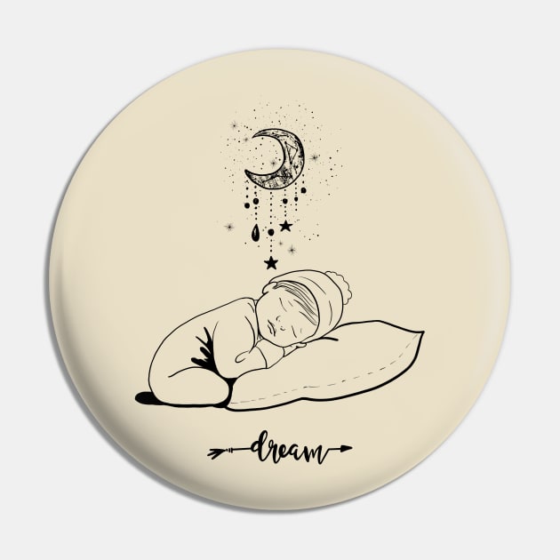 Sweet Dreams Pin by The Goodberry