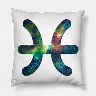 Cosmic Pisces Galaxy Pillow